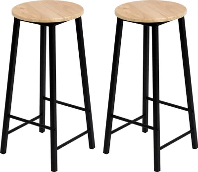 Produktbild von Urban Living Barhocker Satz von 2x Stuck - D30 x 70 cm