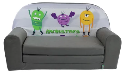 Produktbild von Kindersofa "MINI" zum Aufklappen MONSTER W386 60 FORTISLINE