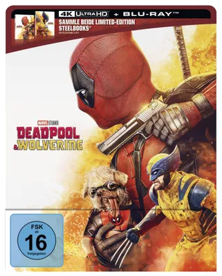 Produktbild von Deadpool & Wolverine UHD BD (Lim. Steelbook 'Deadpool')