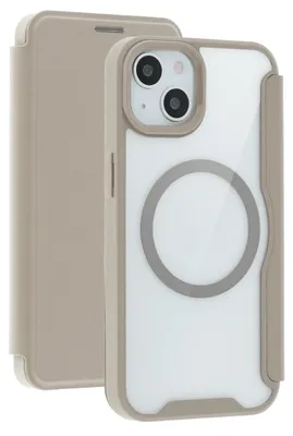 Productafbeelding van imoshion Transparante Bookcase met MagSafe voor de Apple iPhone 14 / 13 - Beige