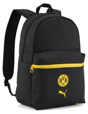 Image de PUMA sac à dos de loisirs sac à dos de sport BVB ESS Backpack Puma Black - Faster Yellow noir