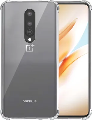 Produktbild von Telefon Fall geeignet für OnePlus 8 Transparent - stoßfest TPU Silikonhülle mit Bumper Transparent - Smartphonica