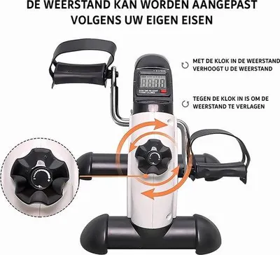 Produktbild von Famanu Mini Stepper - Hometrainer für Arme und Beine - Schwarz