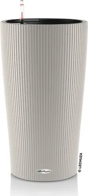 Obrázok produktu pre LECHUZA CILINDRO Color 32, Kvetináč, Voľne stojace, Recyklovaný plast, Hnedá, Piesková, Valec, Vnútorná / vonkajšia