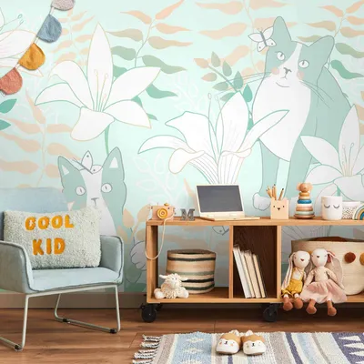 Produktbild von Vlies Fototapete - Cat Matters - Third Variant 400x280 cm Für Kinder e-A-10005-a-c