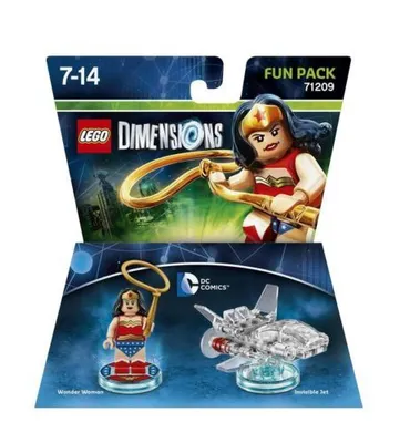 Zdjęcie produktu dla Warner Bros LEGO Dimensions Fun Pack - Wonder Woman, Wielobarwny, LEGO, LEGO Dimensions