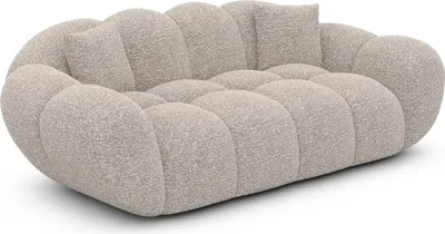 Produktbild von Bouclé 2-Sitzer Couch Liva Sand