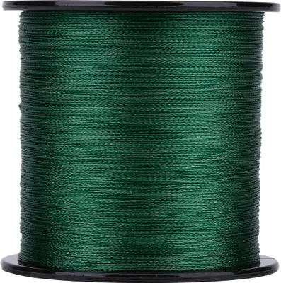 Produktbild von 500 m PE-geflochtene 4 Stränge, superstarke Angelschnüre, Multifilament-Fischseil, Grün (0,6)