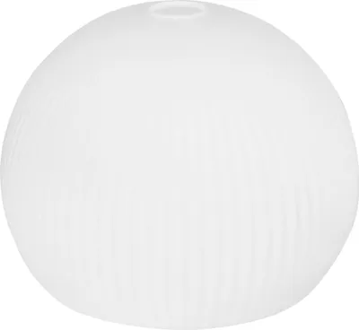 Immagine prodotto di Paralume Riffle bianco sfera grande 29 cm – elegante paralume rotondo in vetro per un'illuminazione moderna