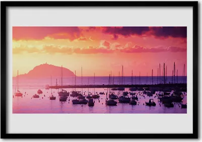 Produktbild von Bild 100x70 MDF-Rahmen Wandkunst Meer Landschaft