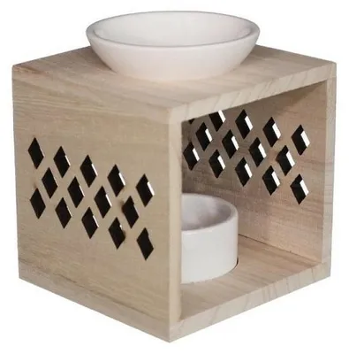 Produktbild von Ideas4seasons Duftbrenner - Keramik/Holz - 10 x 12 cm