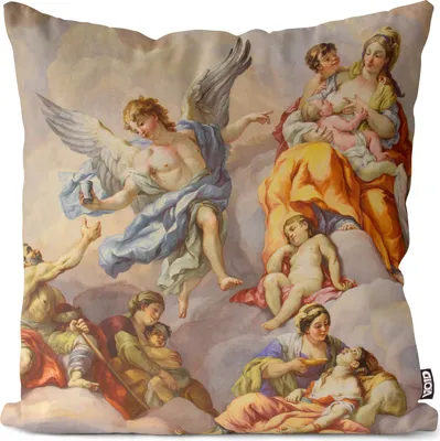 Produktbild von VOID Engel Kirche Gemälde Kissenbezug Kissenhülle Sofakissen Kissen Deko Outdoor-Kissen Dekokissen