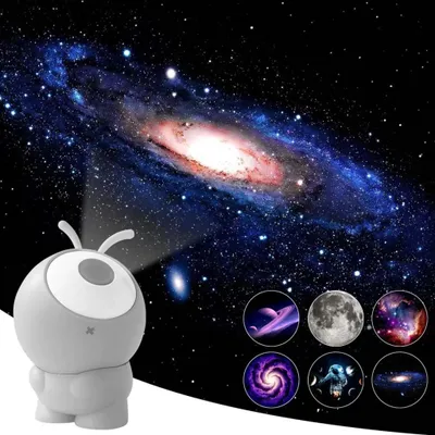 Produktbild von Sternenhimmel Projektor Aufladbar Planetarium Sternenprojektor 360° Verstellbare Galaxis Lampe für Kinderzimmer Schlafzimmer Party Deko