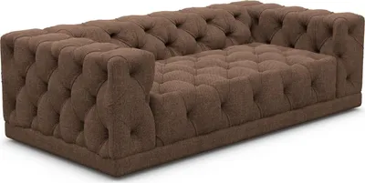 Produktbild von Strukturstoff 3-Sitzer Couch Meliva Braun