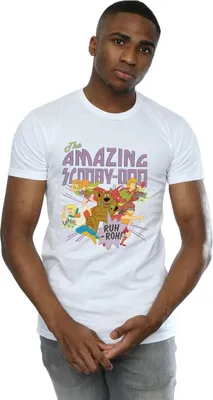 Produktbild von Scooby Doo - "The Amazing Scooby" T-Shirt für Herren BI1377 (3XL) (Weiß)