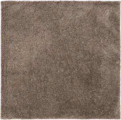Produktbild von Interiyou Waschbarer Hochflorteppich Sofia Taupe 160x160 cm