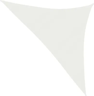 Produktbild von The Living Store Sonnensegel 160 g/m² Weiß 3,5x3,5x4,9 m HDPE