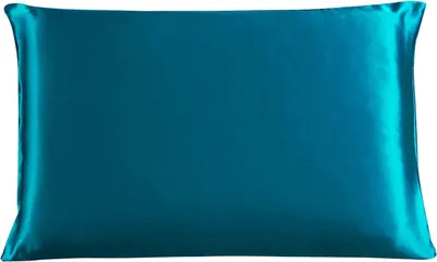 Image de Housse de coussin en soie de mûrier 100% naturelle Piccocasa, taille queen, 19 momme, fermeture éclair des deux côtés, 400 fils