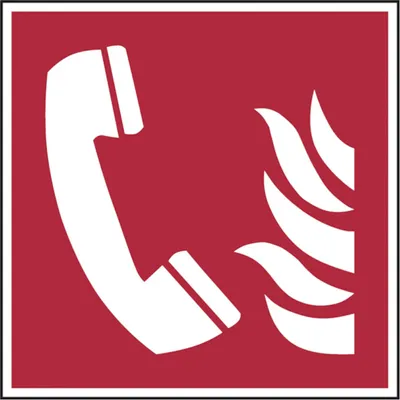 Produktbild von Dreifke® Brandschutzzeichen, Brandmeldetelefon F006 | PVC langnachleuchtend |...