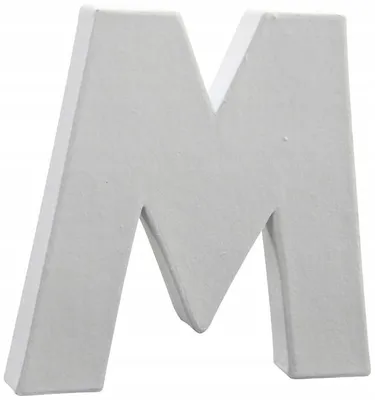 Produktbild von Decopatch Stehender Buchstabe M 3D Hochzeit Party Deko