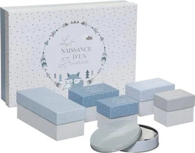 Produktbild von Geschenk-Boxen, Set, 7 Stück
