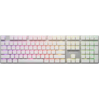 Produktbild von Sharkoon PureWriter RGB Red, Kabelgebunden, USB, Mechanischer Switch, QWERTY, LED, Weiß