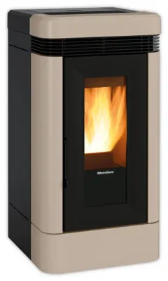 Immagine prodotto di Stufa a pellet ventilata Extraflame | LUCIA.16 | 12,1 kW | taupe