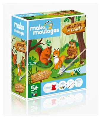 Zdjęcie produktu dla Zestaw do modelowania Mako Créations: foremki, wiertło, 3 kształty