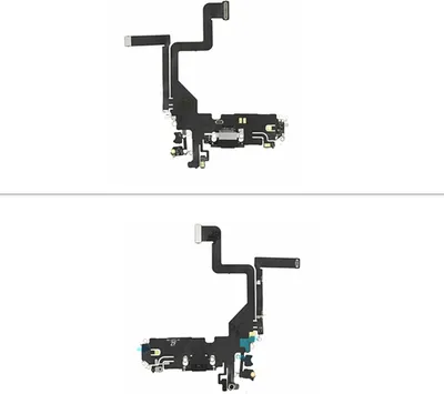 Produktbild von Ladebuchse / Connector Lightning Flex für iPhone 14 Pro, schwarz