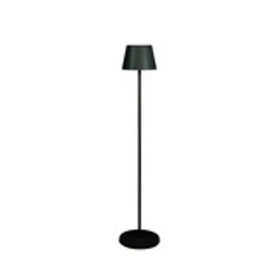 Produktbild von Konstsmide 7841-750 Pomezia Medium Stehleuchte | schwarz | Outdoor |Indoor | Kabellos | 2700K/3000K | 7–15 h Akkulaufzeit | 25 x 25 x (53/88,5/126) cm
