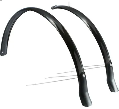 Produktbild von Eurofender Snellokotflügelset 28 Zoll 46 mm Kunststoff schwarz
