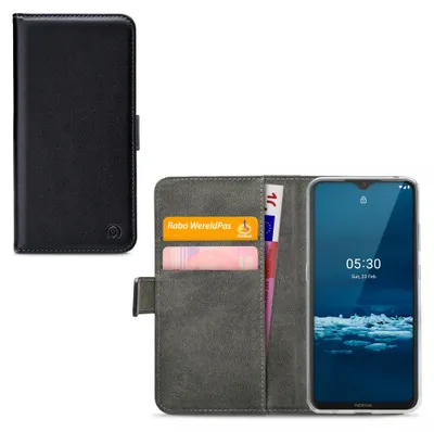 Image de Étui Mobilize Classic Gelly Wallet pour Nokia 5.3 : étui à rabat avec porte-monnaie - Noir