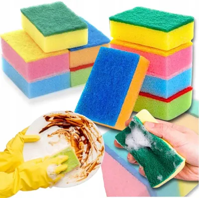 Obrázek produktu pro Karwil Kuchyňské houbičky na mytí nádobí 5 ks