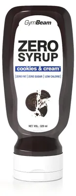 Produktbild von GymBeam - ZERO SYRUP Cookies & Cream, 320 ml