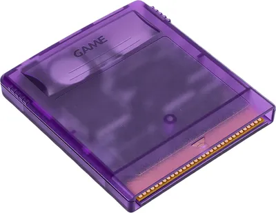 Produktbild von Spielkassette passend für GBC-Konsole Integrierte 8-GB-Speicherkarte Videospielkonsolen-Kassettenkarte Transparent Lila