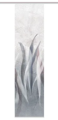 Produktbild von Schiebegardine SIRALIO, Seidenoptik, Digitaldruck, 245x60 cm, Pflanzendruck, mit Zubehör