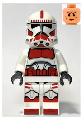 Zdjęcie produktu dla LEGO Minifigurka: Żołnierz szturmowy klon, Straż Coruscant (faza 2) - kolor beżowy (sw1305)