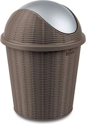 Produktbild von CZ koš odp.10l ELEGANCE sv.hnědý, výkl., ratan d28x30,5cm