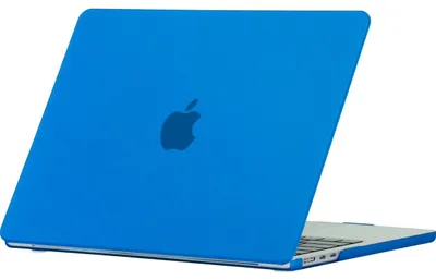 Produktbild von Mobigear Schutzhülle für MacBook Air 15 Zoll (2023-2026), Hartschalenhülle, MacBook Case - Dunkelblau - Modell A2941 / A3114 / A3241 / A3448