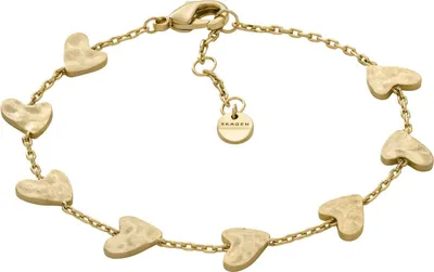 Image de Skagen SKJ5010710 Bracelet femme ANJA HEARTS laiton or 19 cm