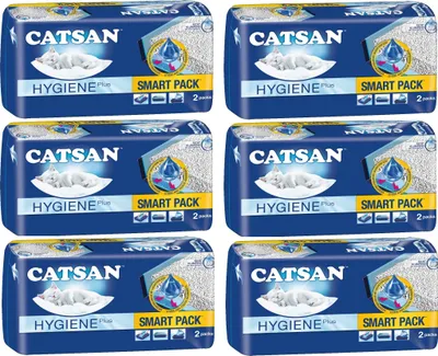 Produktbild von Catsan Smart Pack 2X4L 6X2 Packung
