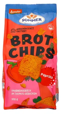 Produktbild von Brot Chips - Paprika & Chili 100g