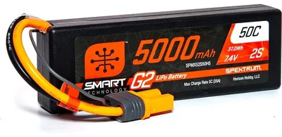 Image de Spektrum Smart G2 LiPo 7.4V 5000mAh 50C HC IC5