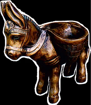 Immagine prodotto di Design Asino Figura Statua Scultura Figure Sculture Decorazione Decorazione Nuovo 3004