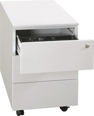 Produktbild von Rollcontainer Bürocontainer 3 Schubladen 55x40x59cm RAL 7035 Lichtgrau 505920