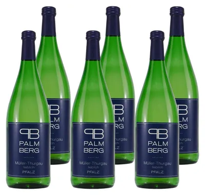 Produktbild von Palmberg Müller-Thurgau QbA -lieblich- (6 x 1,0L)
