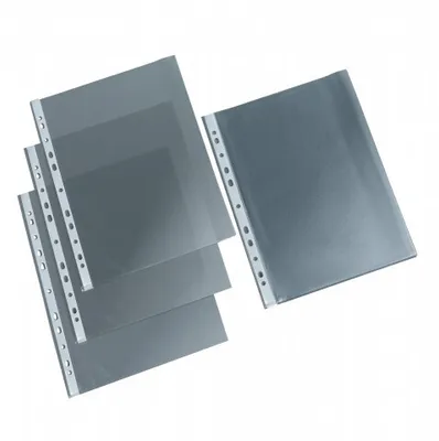 Image de herlitz Pochette - DIN A4 - PP - grainé - transparent - 100 pièces