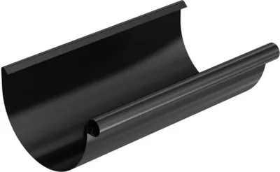 Immagine prodotto di BRYZA Grondaia, zincata Ø 150 mm, lunghezza 3M, nero RAL 9005