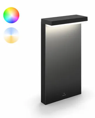 Obrázok produktu pre Philips Hue White and colour ambience 1745530P7, Inteligentné osvetlenie podstavca / stĺpika, Bluetooth/Zigbee, Čierna, LED, Kov, Žiarovky bez možnosti výmeny