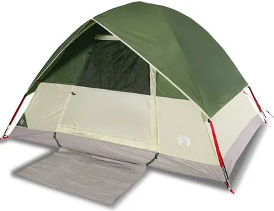 Produktbild von vidaXL Kuppel-Campingzelt 4 Personen Grün Wasserdicht